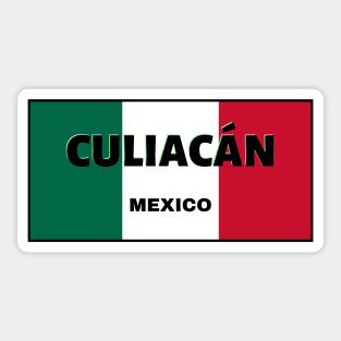Culiacán City in Mexican Flag Colors Sticker